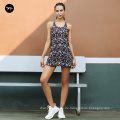 2021 Großhandel Frauen Kleidung Kleidung Sommer ärmellose lässige Multi -Farb -Print -Frauen Kleiderset Set